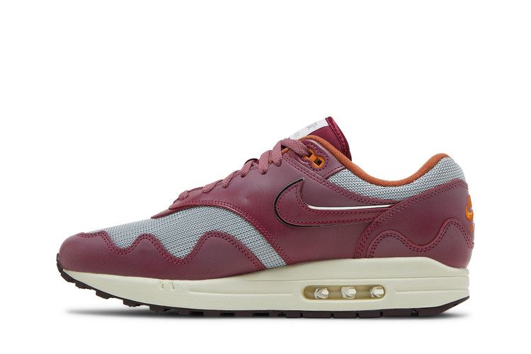 Nike Air Max 1 Patta Waves Rush Maroon (with Bracelet)
