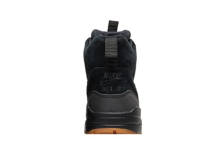 Nike Air Max 1 Mid Sneakerboot Black/Black-Gum Medium Brown (Women's)