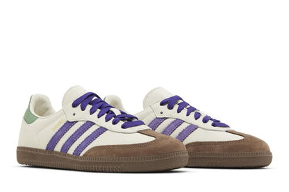 adidas Samba OG Off White Core Purple Green Brown (Women's)
