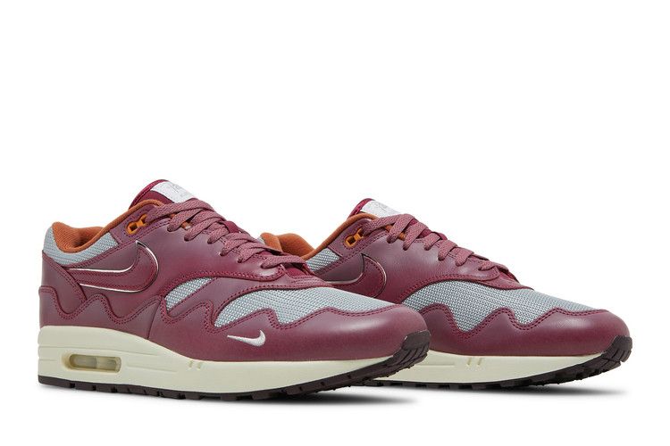 Nike Air Max 1 Patta Waves Rush Maroon (with Bracelet)
